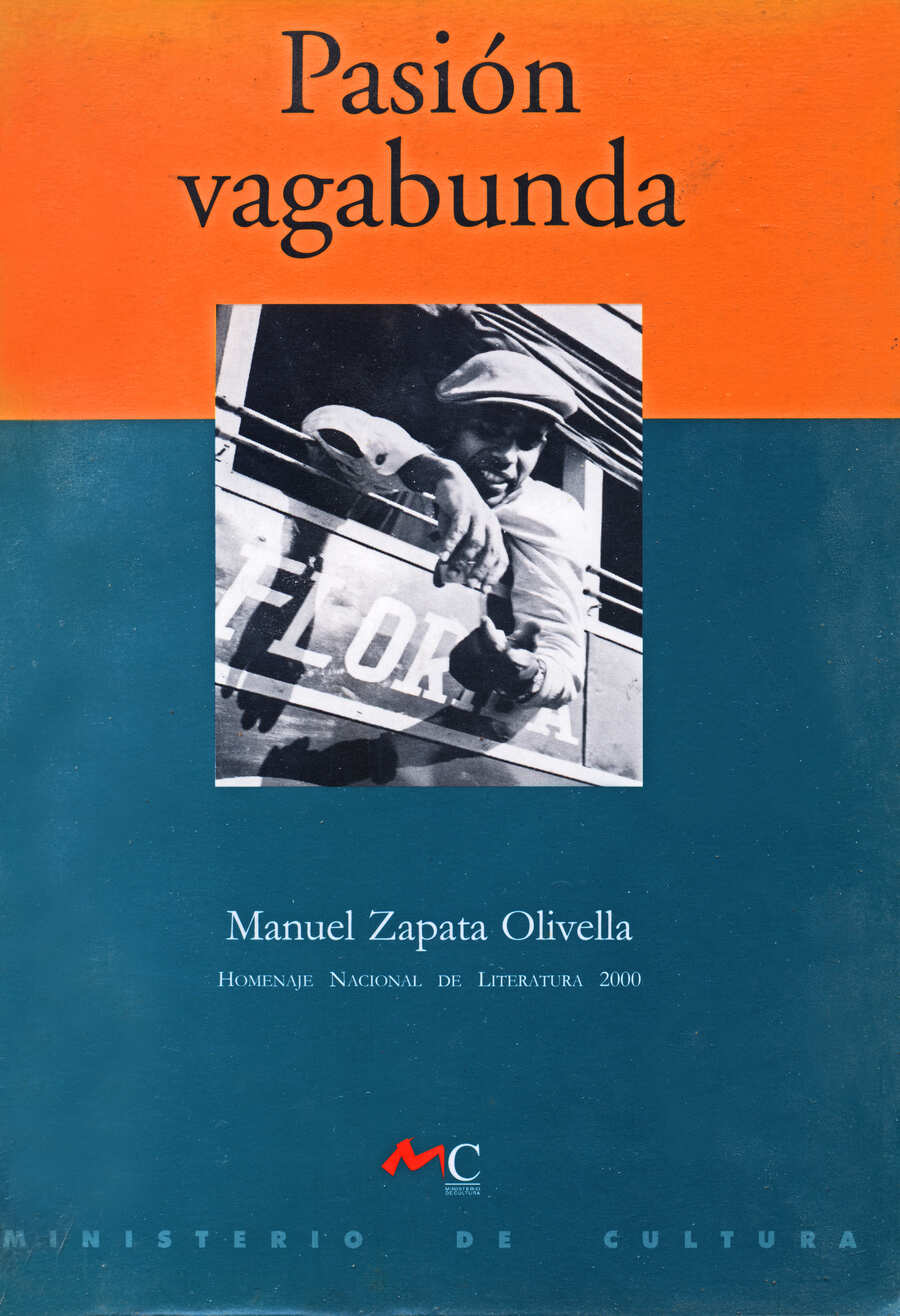 Cubierta del libro Pasión vagabunda (1949), edición del Ministerio de Cultura del año 2000. El libro también incluye He visto la noche (1953).   