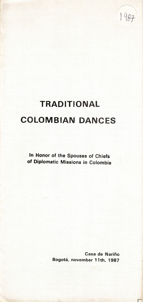 Cuatro zonas colombianas de las Danzas Folclóricas Colombianas Delia Zapata Olivella