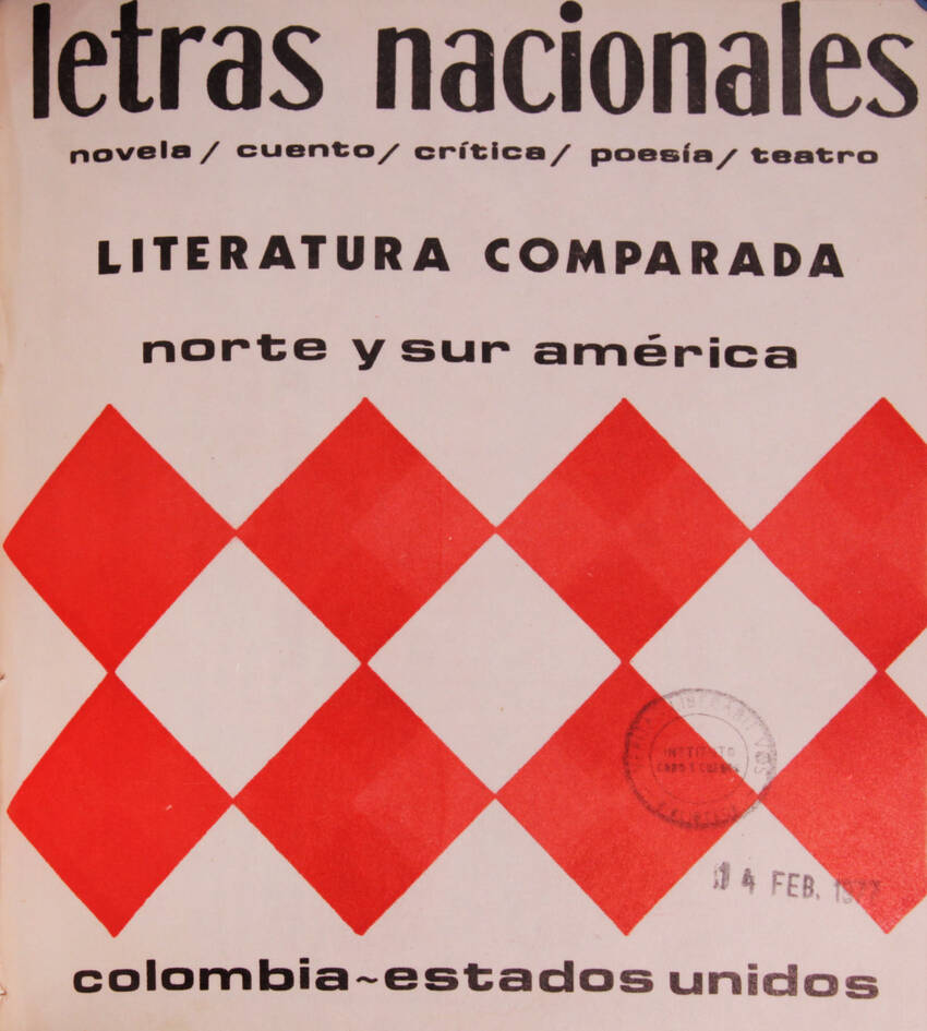 Cubierta de Letras Nacionales n.º 31 (agosto-septiembre, 1976)