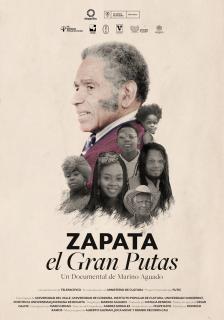 Afiche del documental Zapata, El gran putas de Marino Aguado.