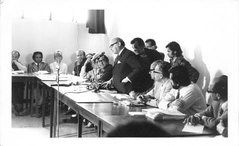 Evento con la asistecia del expresidente Carlos Lleras Restrepo (1966-1970) realizado en Fusagasugá, entre el 16 y 17 de septiembre de 1972. 