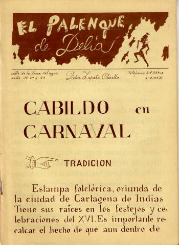 Cabildo en carnaval de la Fundación Colombiana de Investigaciones Folclóricas