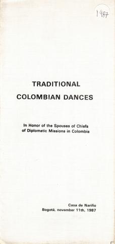 Cuatro zonas colombianas de las Danzas Folclóricas Colombianas Delia Zapata Olivella