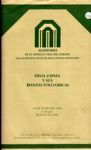 Delia Zapata Olivella y sus danzas folclóricas de las Danzas Folclóricas Colombianas Delia Zapata Olivella