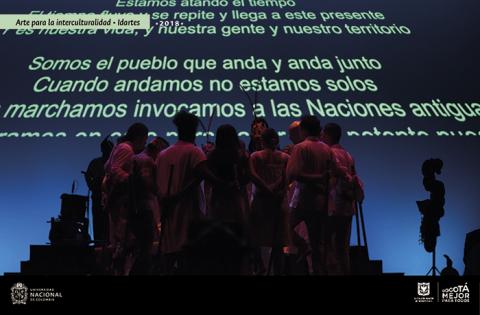 Territorio Cuerpo Ancestral, dirigido por Edelmira Massa Zapata, Arte para la interculturalidad, Diplomado en Artes Danzarias para Comunidades Indígenas y Afrocolombianas 