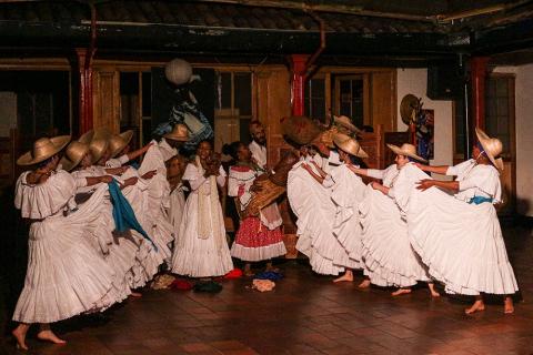 Natividad negra, El Palenque de Delia, Conjunto de Tradiciones Populares