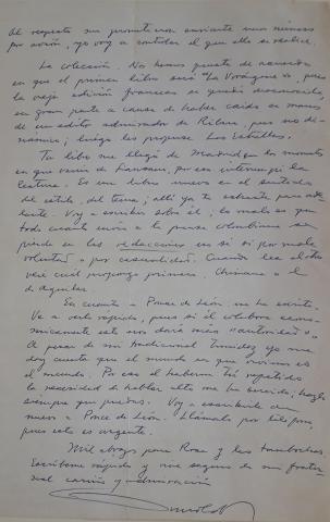 Carta del escritor Arnoldo Palacios a Manuel Zapata Olivella, París, 11 de abril de 1964.