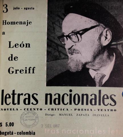 Cubierta de la revista Letras Nacionales n.º 3