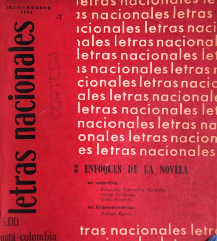 Cubierta de Letras Nacionales, n.º 9 (julio-agosto, 1966)