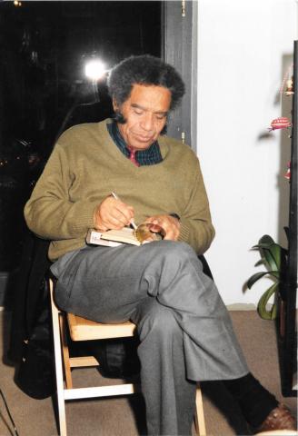 Manuel Zapata Olivella en Alemania, 1989.