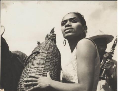 Delia Zapata Olivella, Lorenzo Miranda y Antero Agualimpia, Quibdo, Chocó, 1955. Foto: Nereo López. 