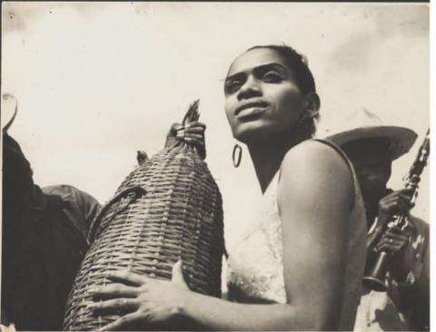 Delia Zapata Olivella, Lorenzo Miranda y Antero Agualimpia, Quibdo, Chocó, 1955. Foto: Nereo López.